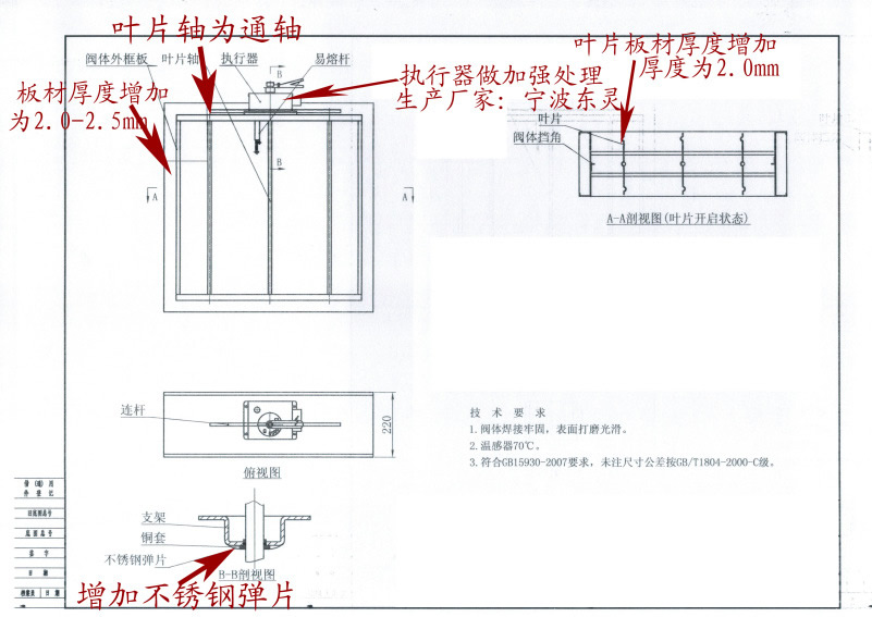 280℃排煙防火風(fēng)閥功能、特點(diǎn)及技術(shù)參數